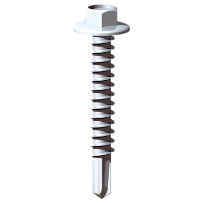 10 x 5/8 Hex Head Self Drill Screw - BZP